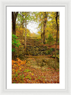 Fall Wall - Framed Print