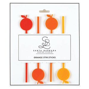 Stir Sticks - Oranges