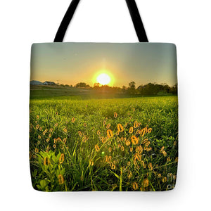 Fuzzy Sunset - Tote Bag