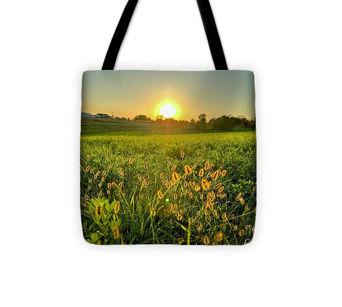 Fuzzy Sunset - Tote Bag