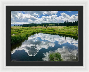 Heaven in the Water - Framed Print