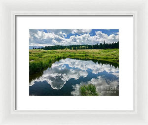 Heaven in the Water - Framed Print