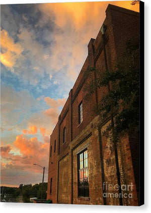 History and Clouds - Canvas Print