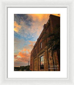 History and Clouds - Framed Print