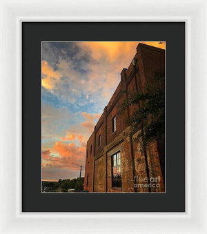 History and Clouds - Framed Print