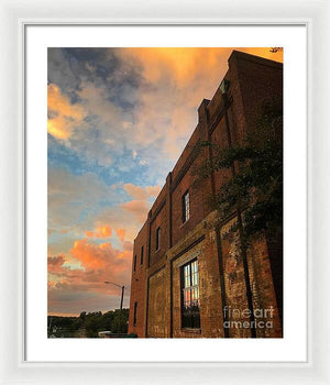 History and Clouds - Framed Print