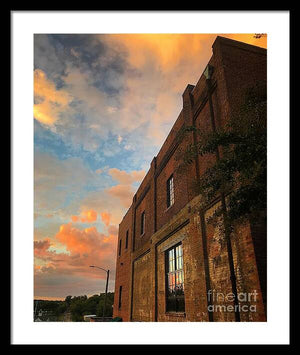 History and Clouds - Framed Print