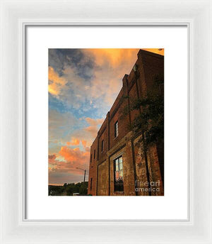 History and Clouds - Framed Print