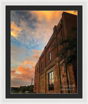 History and Clouds - Framed Print