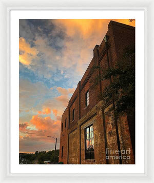 History and Clouds - Framed Print