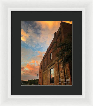 History and Clouds - Framed Print