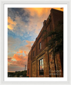 History and Clouds - Framed Print