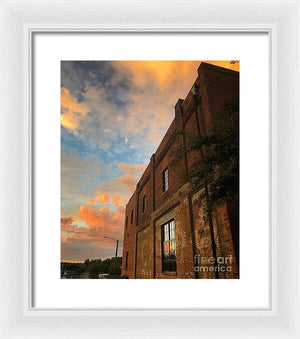 History and Clouds - Framed Print