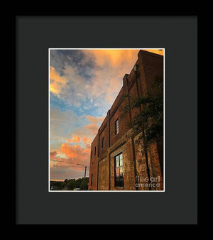 History and Clouds - Framed Print