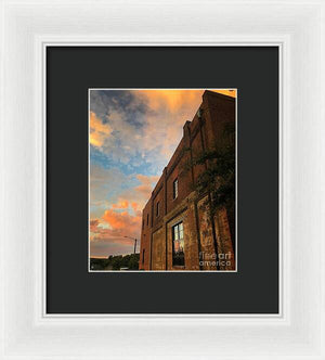 History and Clouds - Framed Print