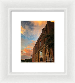 History and Clouds - Framed Print