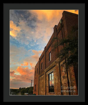 History and Clouds - Framed Print