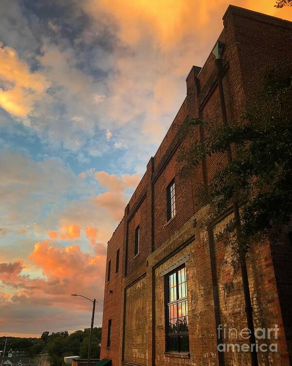 History and Clouds - Art Print