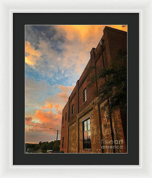 History and Clouds - Framed Print