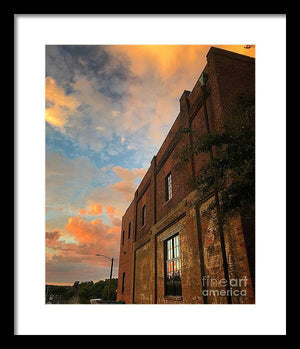 History and Clouds - Framed Print