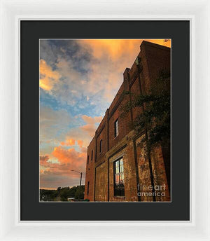 History and Clouds - Framed Print