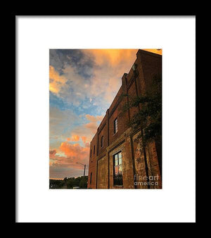 History and Clouds - Framed Print