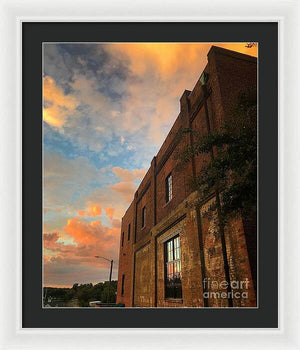 History and Clouds - Framed Print