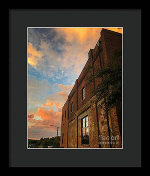 History and Clouds - Framed Print