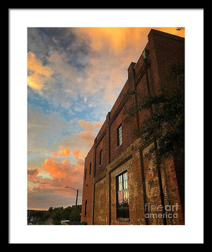 History and Clouds - Framed Print