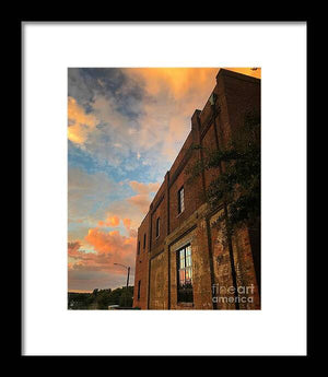 History and Clouds - Framed Print