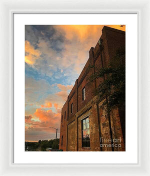 History and Clouds - Framed Print