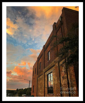 History and Clouds - Framed Print