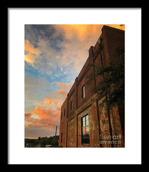 History and Clouds - Framed Print