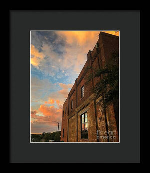 History and Clouds - Framed Print