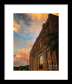 History and Clouds - Framed Print