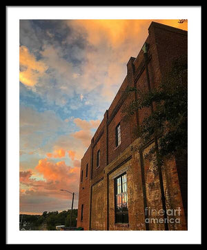 History and Clouds - Framed Print