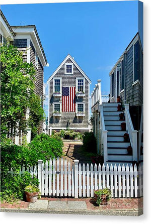 Patriotic Perch - Canvas Print