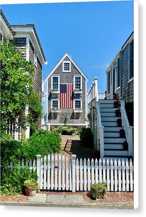 Patriotic Perch - Canvas Print