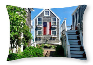 Patriotic Perch - Throw Pillow