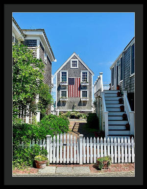 Patriotic Perch - Framed Print