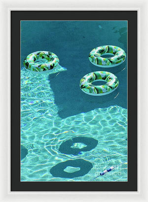 Pool Time - Framed Print