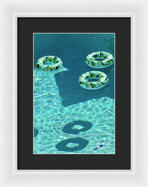 Pool Time - Framed Print