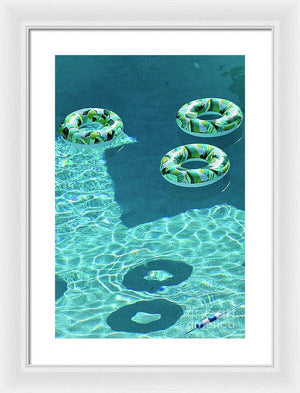 Pool Time - Framed Print