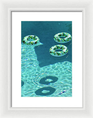 Pool Time - Framed Print