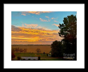 Rural Skyline - Framed Print