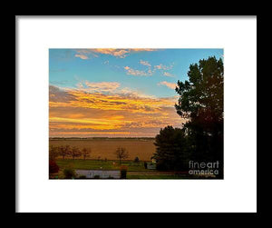 Rural Skyline - Framed Print