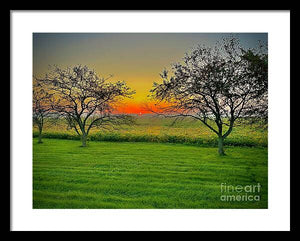 Stunning Sunrise - Framed Print