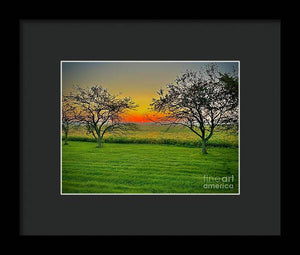 Stunning Sunrise - Framed Print