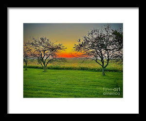 Stunning Sunrise - Framed Print