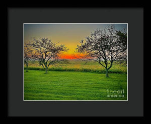 Stunning Sunrise - Framed Print